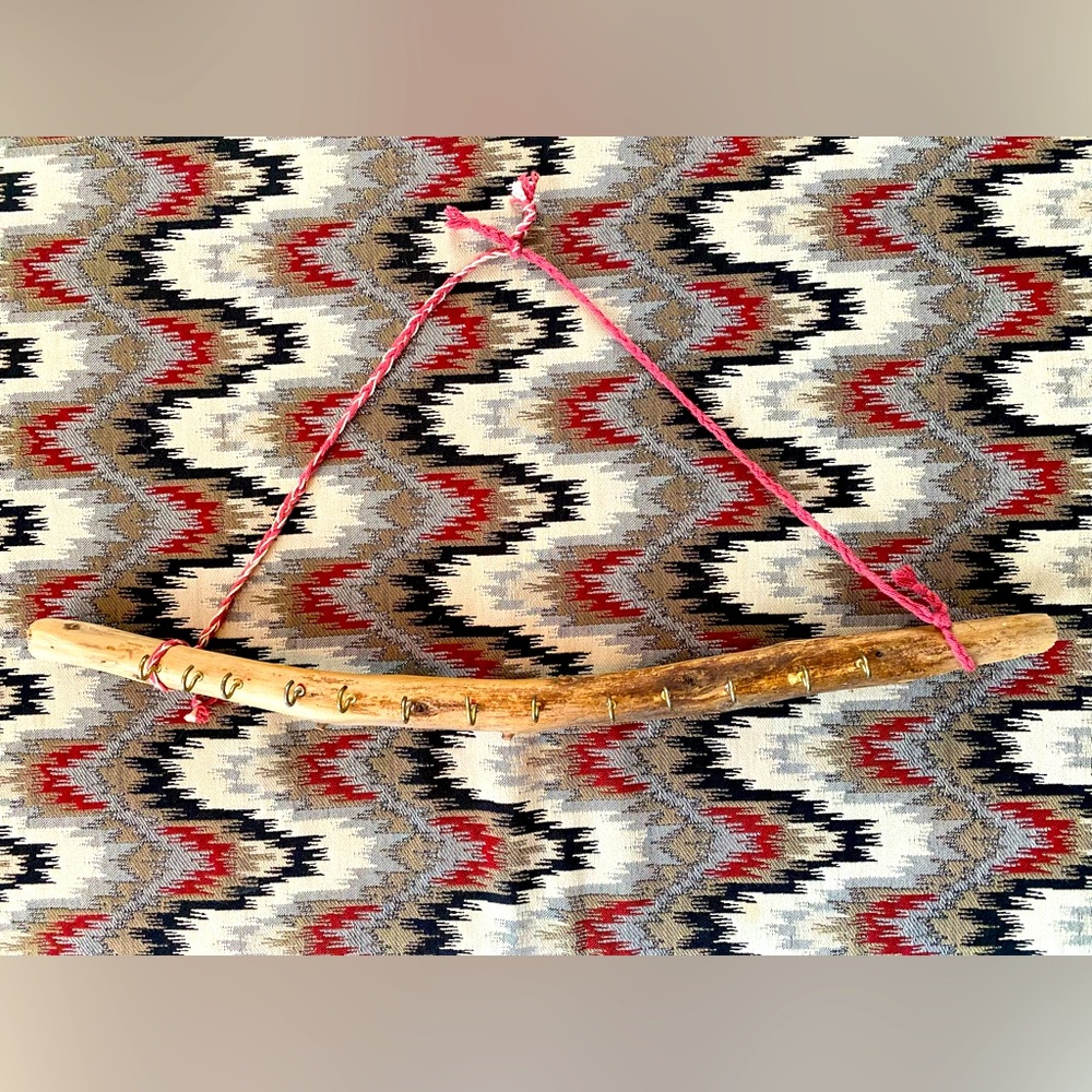 Handmade California driftwood jewelry hanger